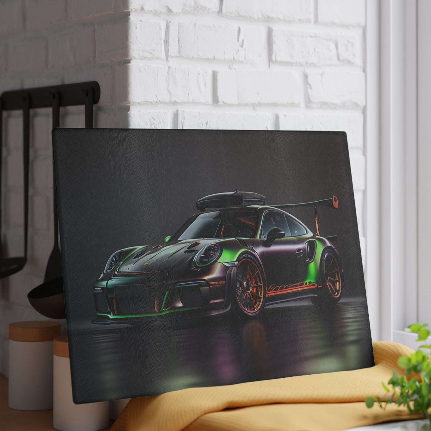 Glass Cutting Board Porsche Color 2