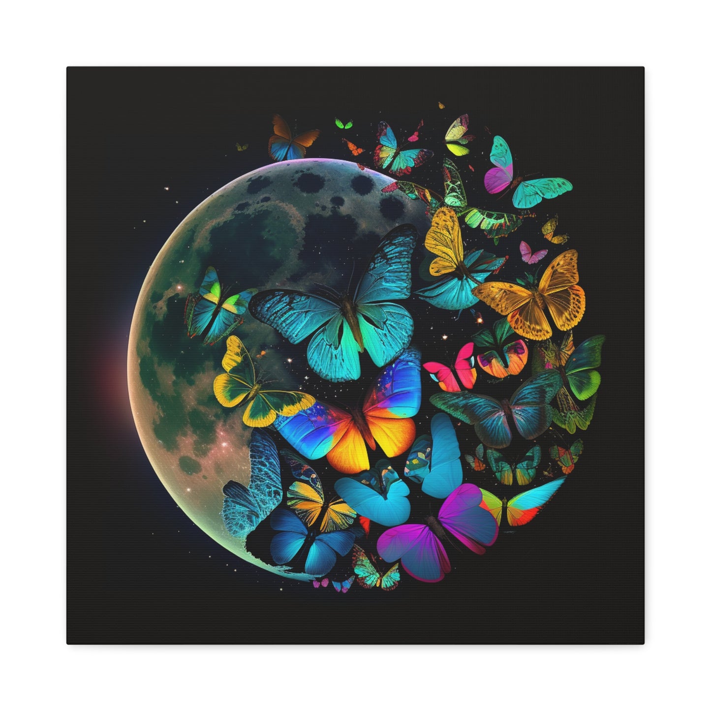 Canvas Gallery Wraps Moon Butterfly 2