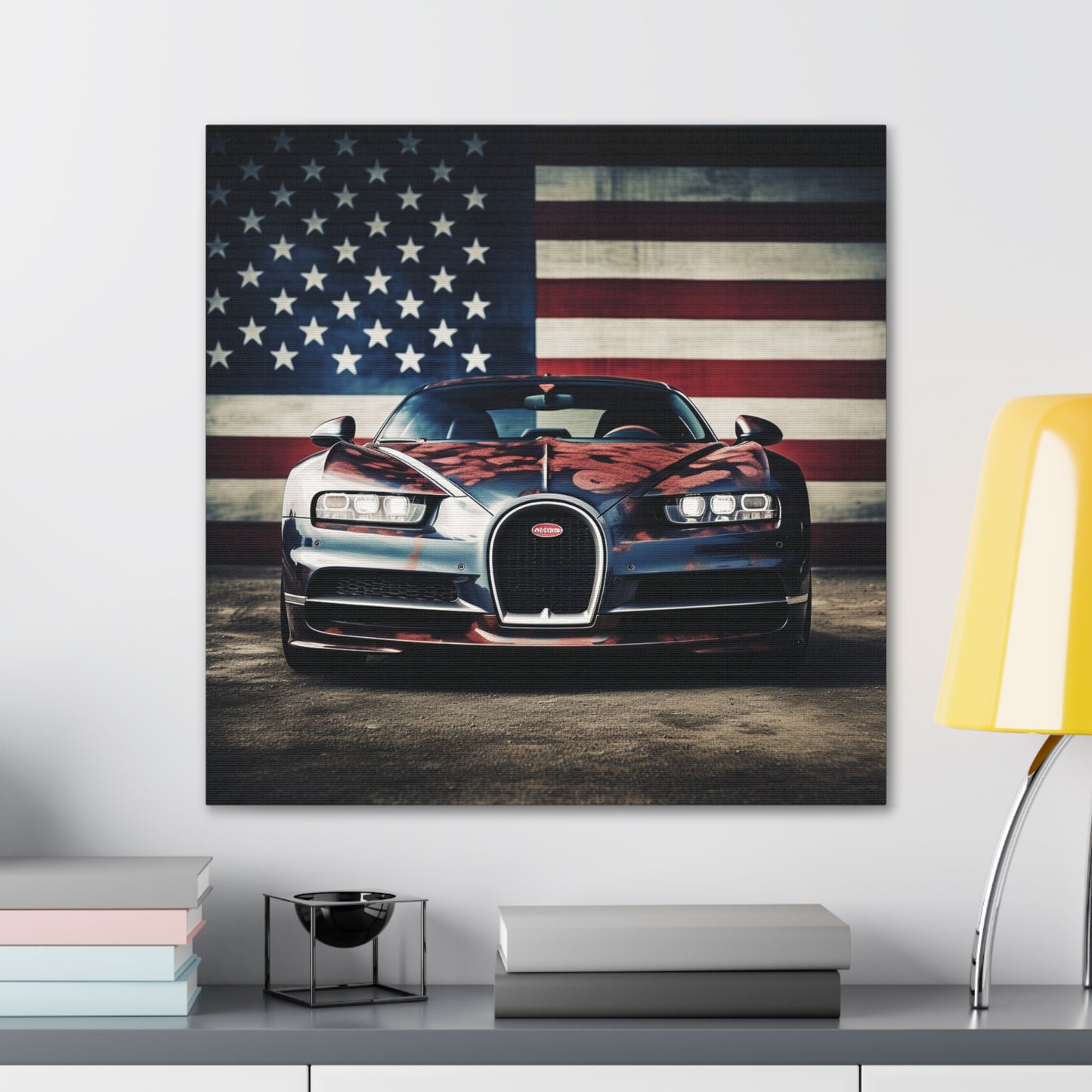 Canvas Gallery Wraps Bugatti Flag 3