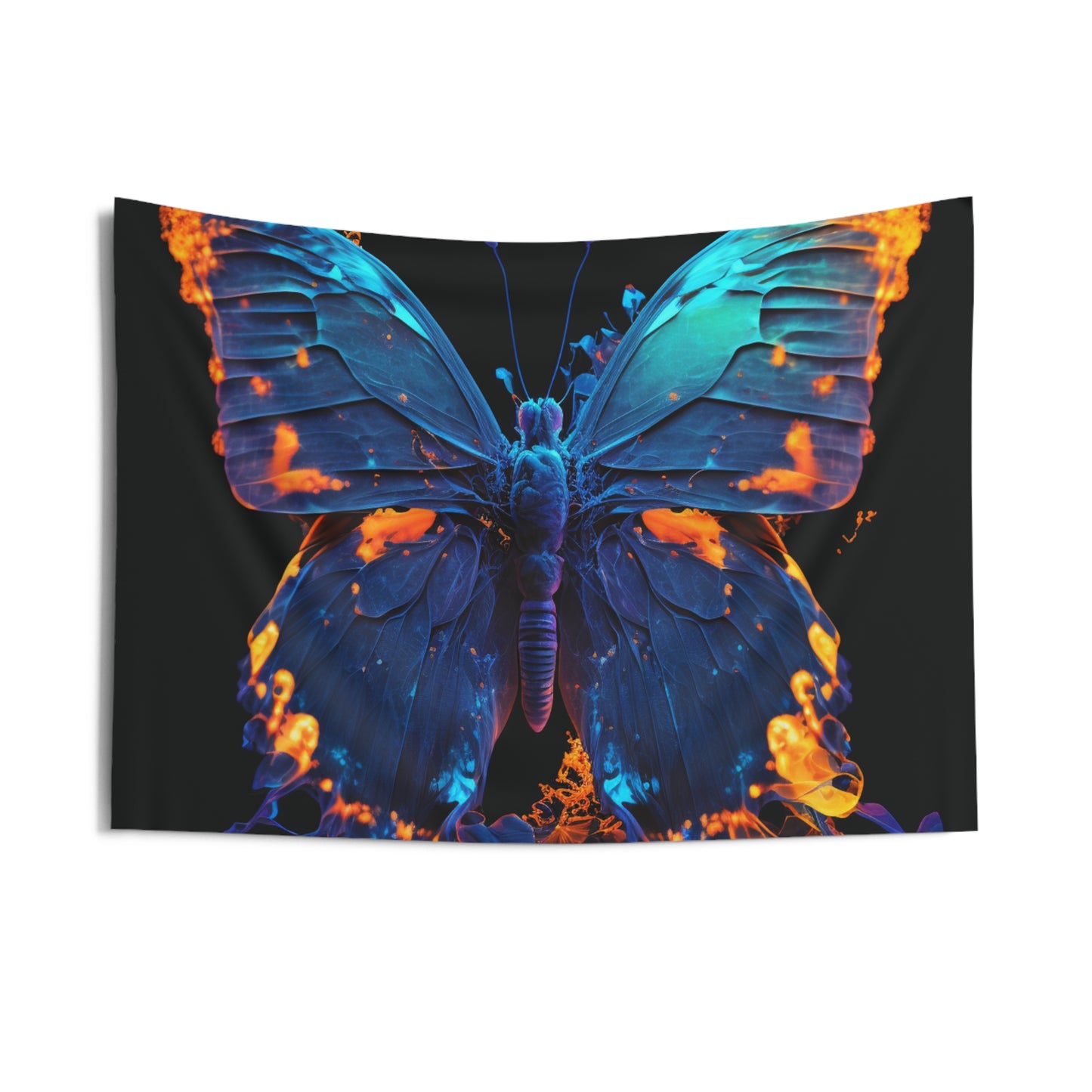 Indoor Wall Tapestries Thermal Butterfly 3