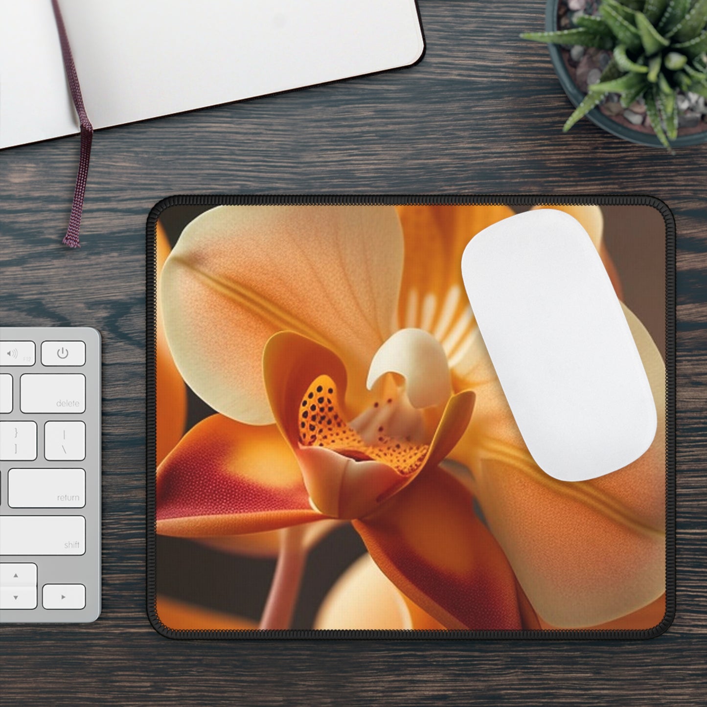 Gaming Mouse Pad  Orange Orchid 3