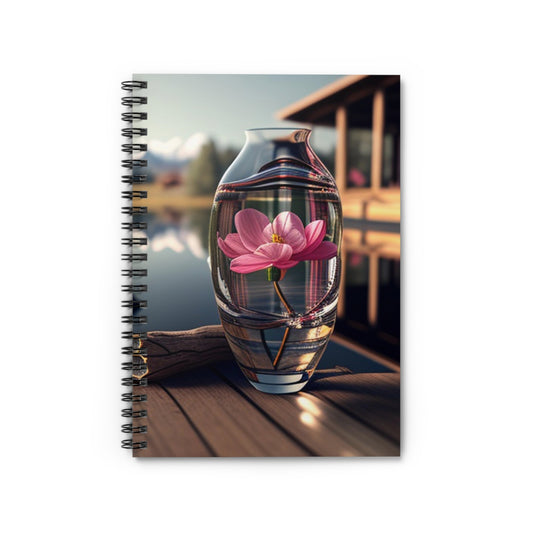 Spiral Notebook - Ruled Line Pink Magnolia 2