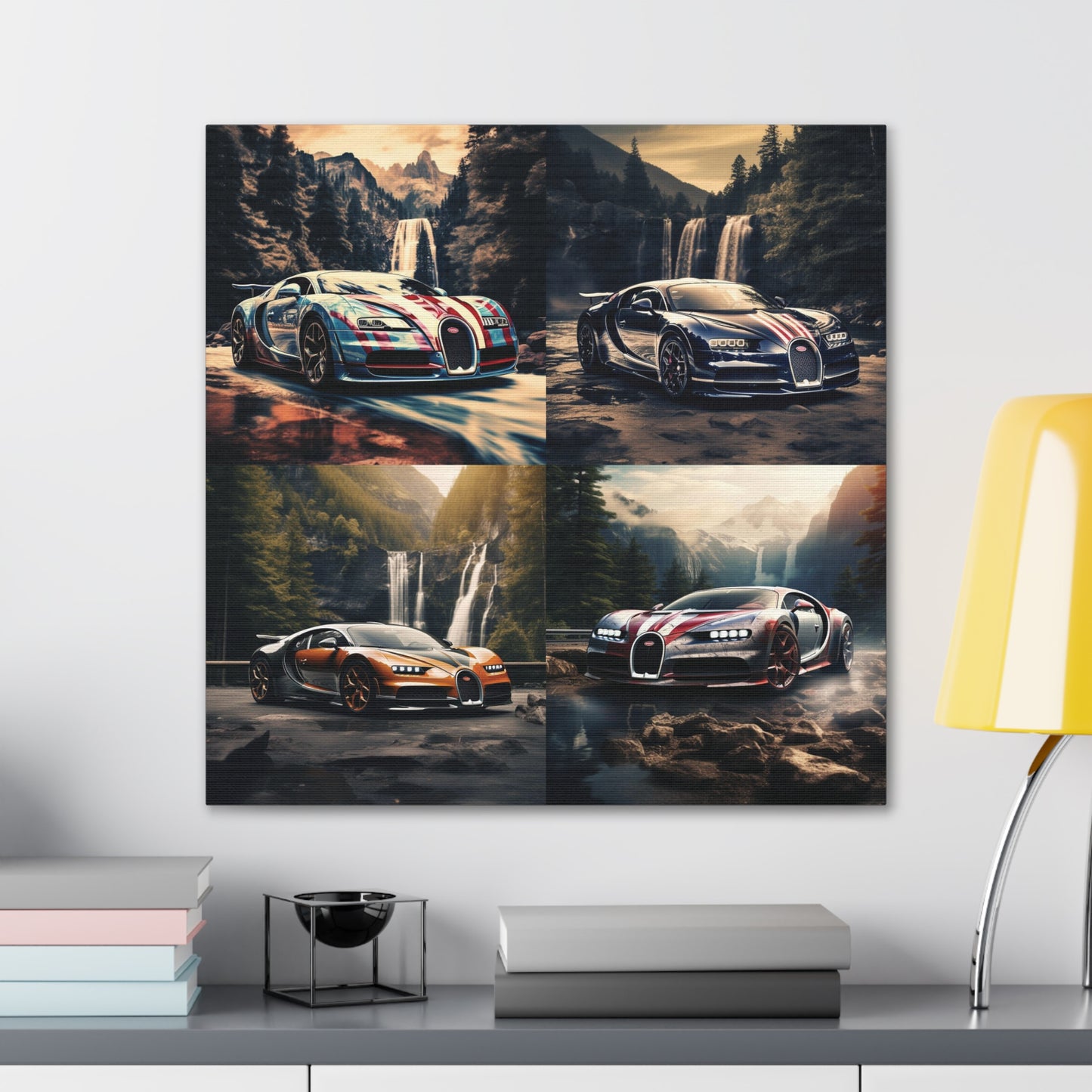 Canvas Gallery Wraps Bugatti Waterfall 5