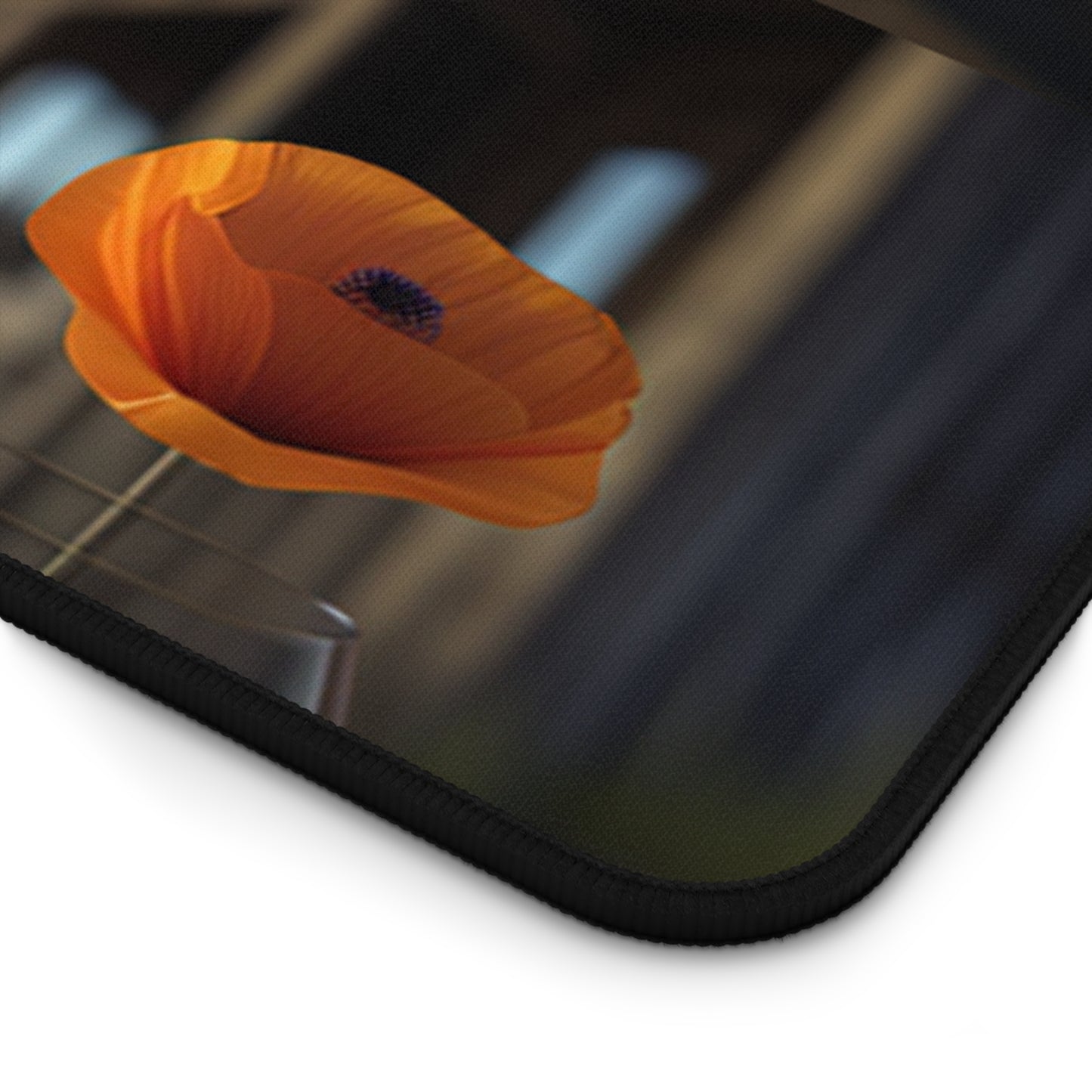 Desk Mat Poppy in a Glass Vase 5