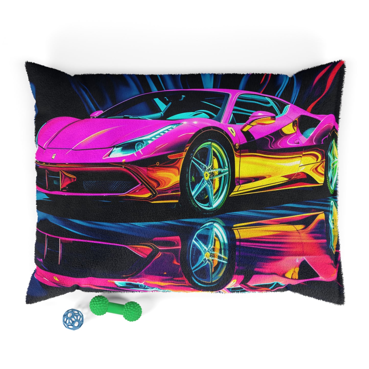 Pet Bed Pink Macro Ferrari 3