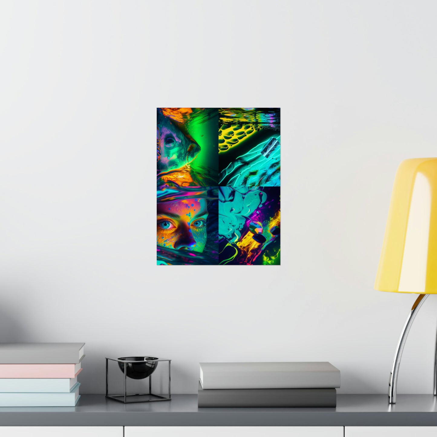 Premium Matte Vertical Posters Florescent Glow 5