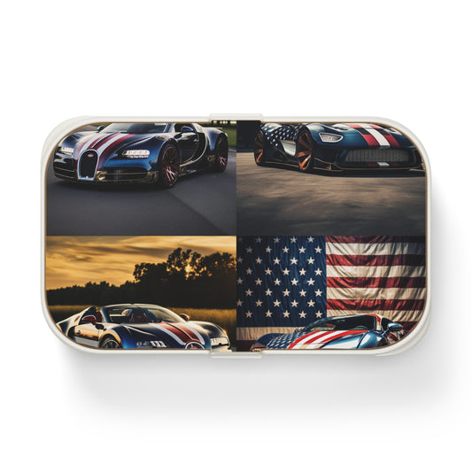 Bento Lunch Box Bugatti Flag American 5