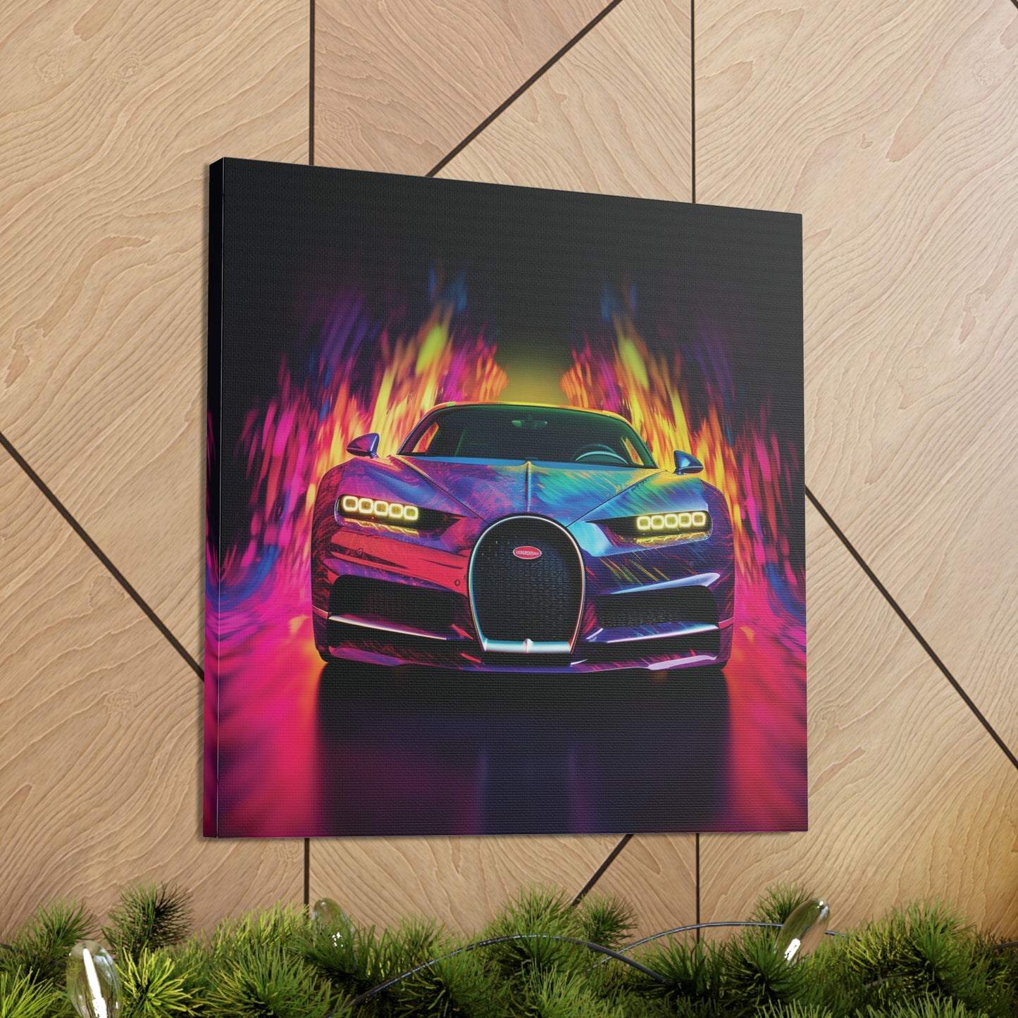 Canvas Gallery Wraps Florescent Bugatti Flair 3