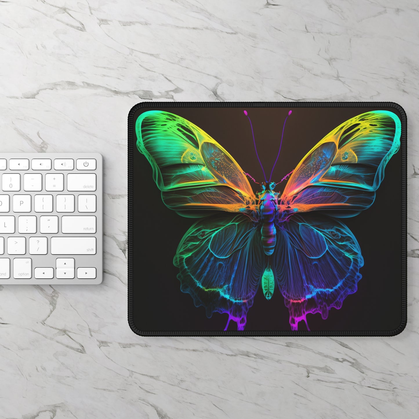 Gaming Mouse Pad  Raw Hyper Color Butterfly 3