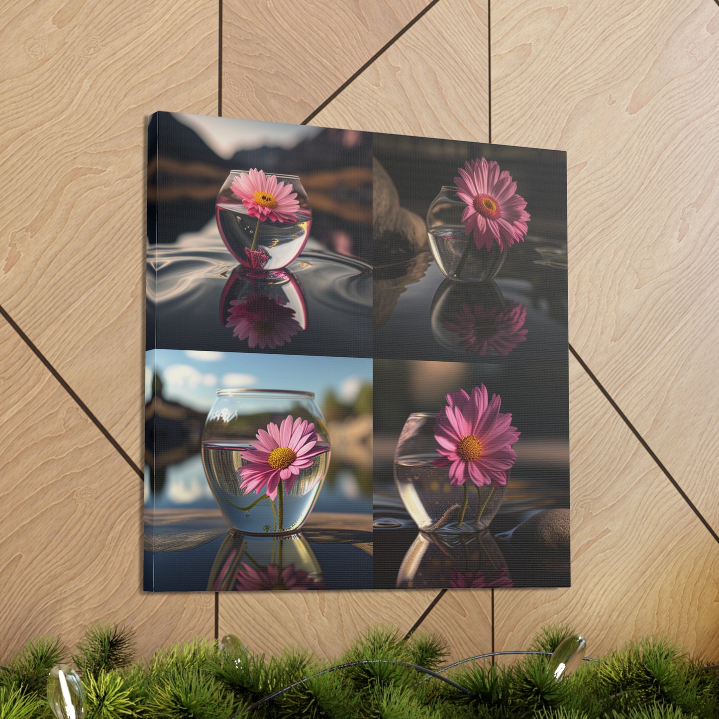 Canvas Gallery Wraps Pink Daisy 5