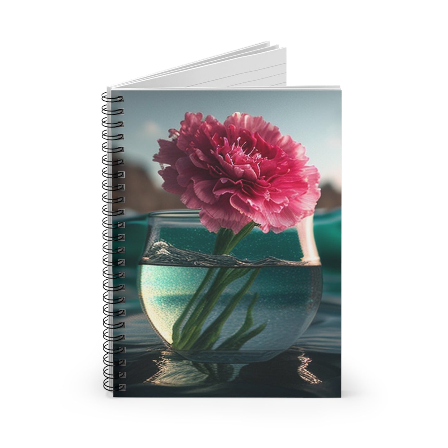 Spiral Notebook - Ruled Line Carnation 1