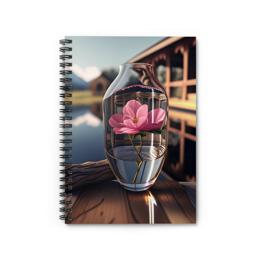 Spiral Notebook - Ruled Line Pink Magnolia 4