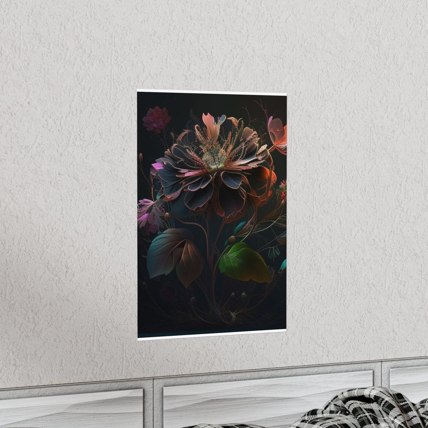 Premium Matte Vertical Posters Flower Arangment 2