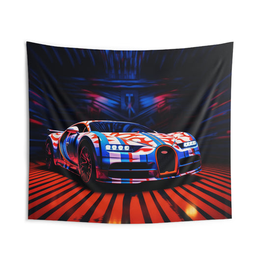 Indoor Wall Tapestries Macro Bugatti American Flag 1