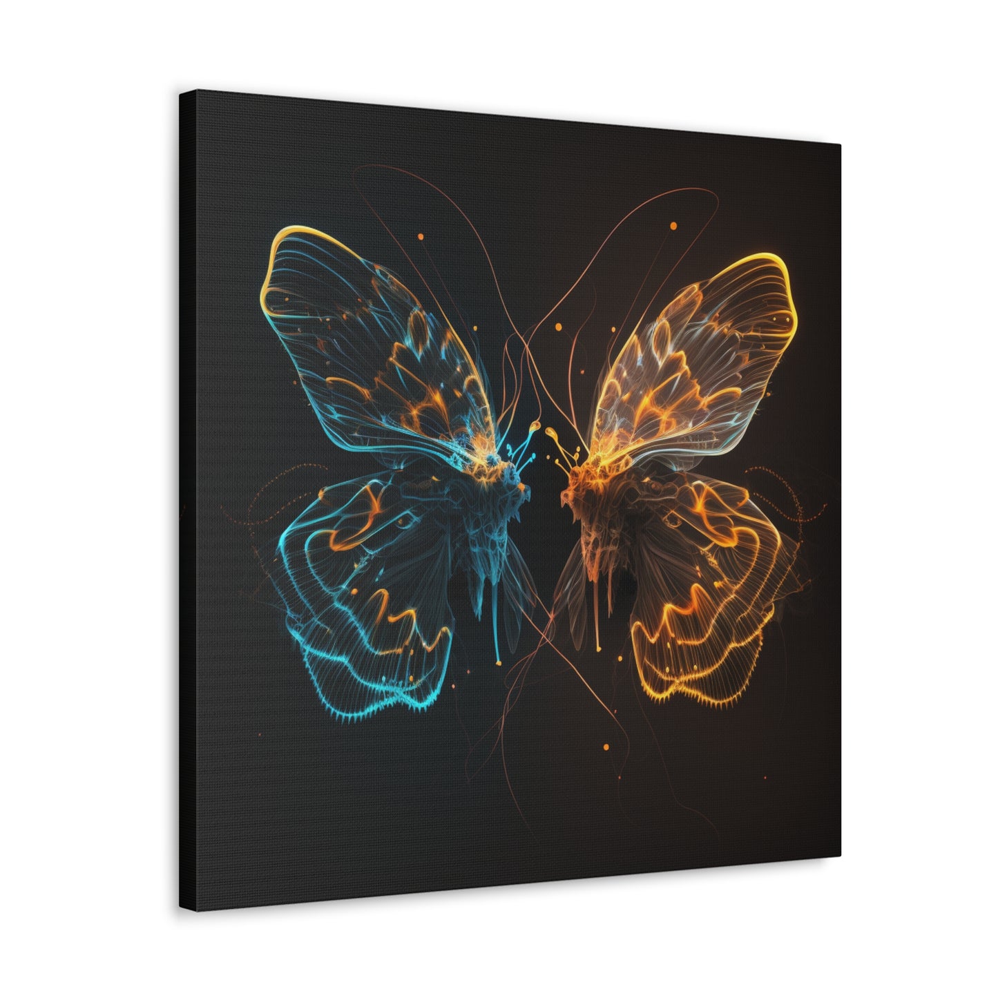 Canvas Gallery Wraps Neon Glo Butterfly 1