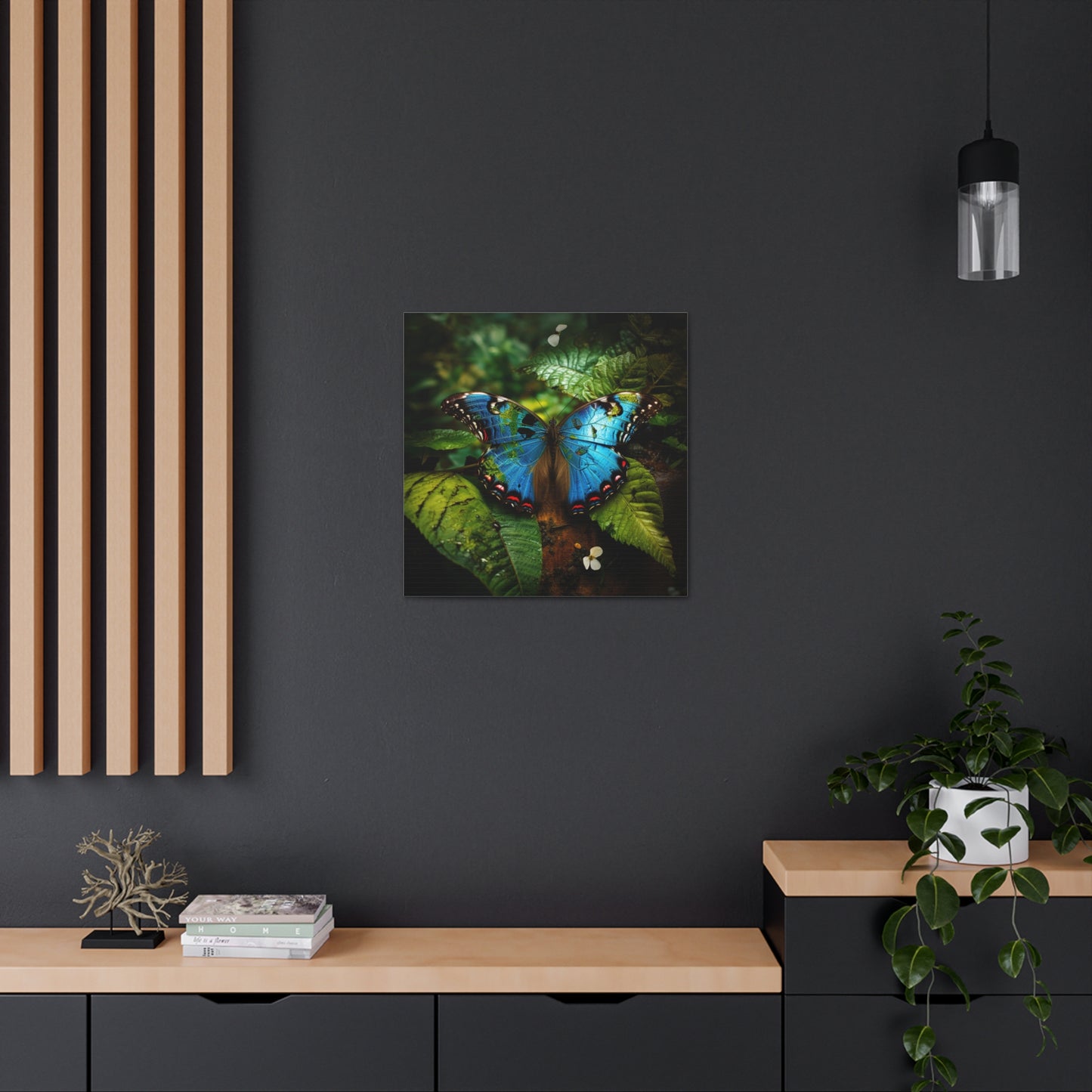 Canvas Gallery Wraps Jungle Butterfly 2