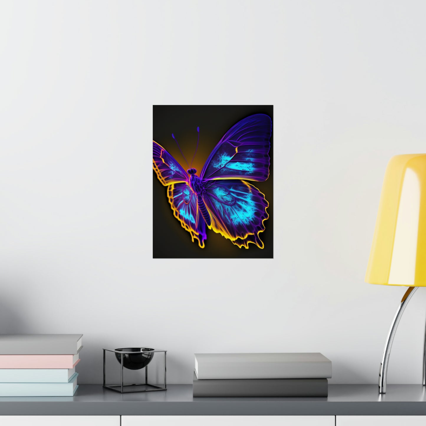 Premium Matte Vertical Posters Thermal Butterfly 4