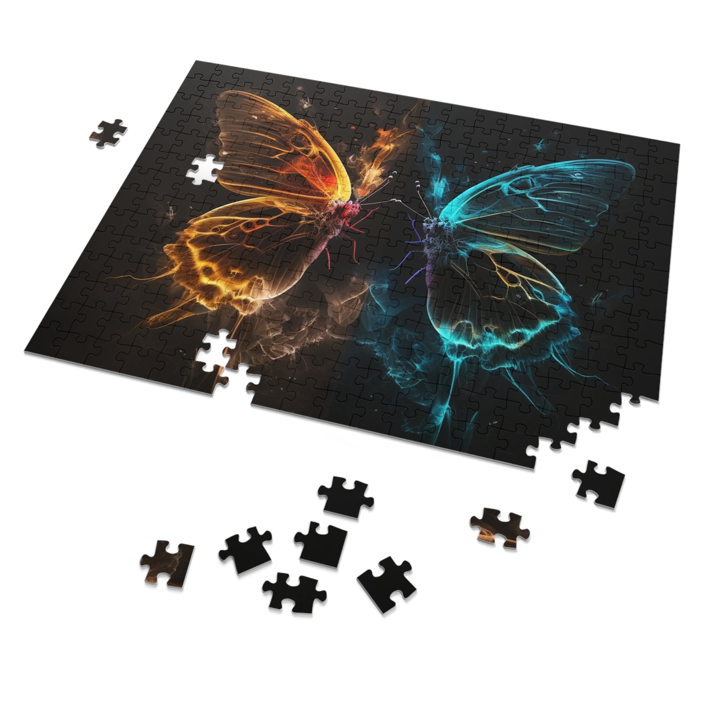 Jigsaw Puzzle (30, 110, 252, 500,1000-Piece) Kiss Neon Butterfly 7