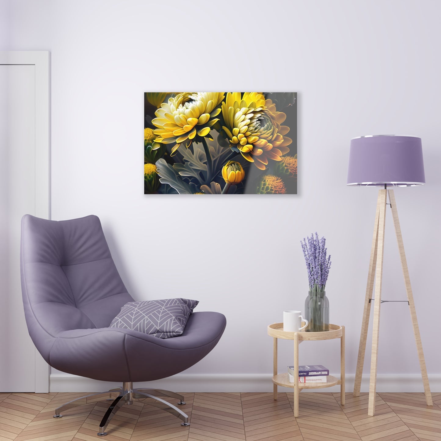 Acrylic Prints Yellow Hermosas Flores Amarillas 2