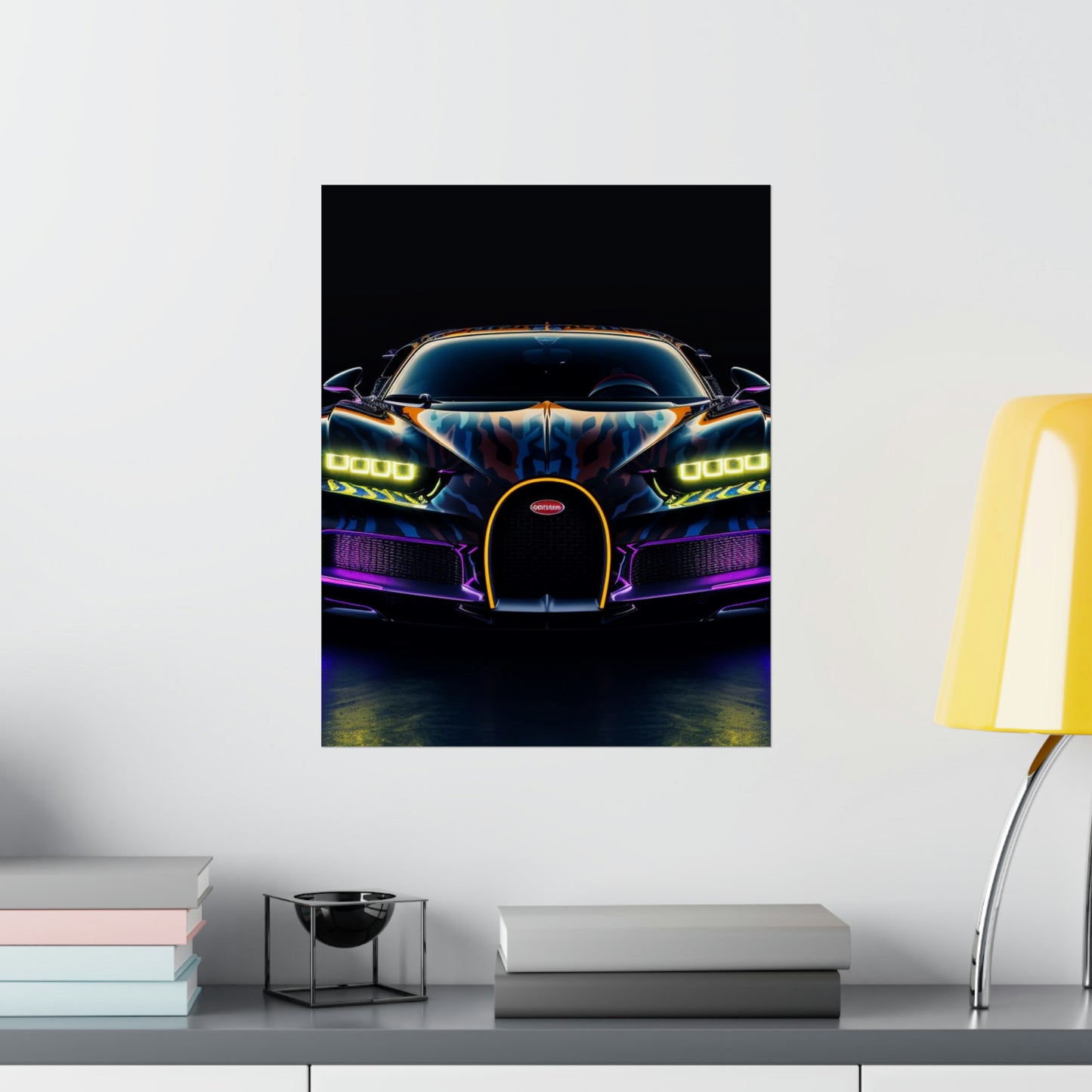 Premium Matte Vertical Posters Hyper Bugatti Chiron 3