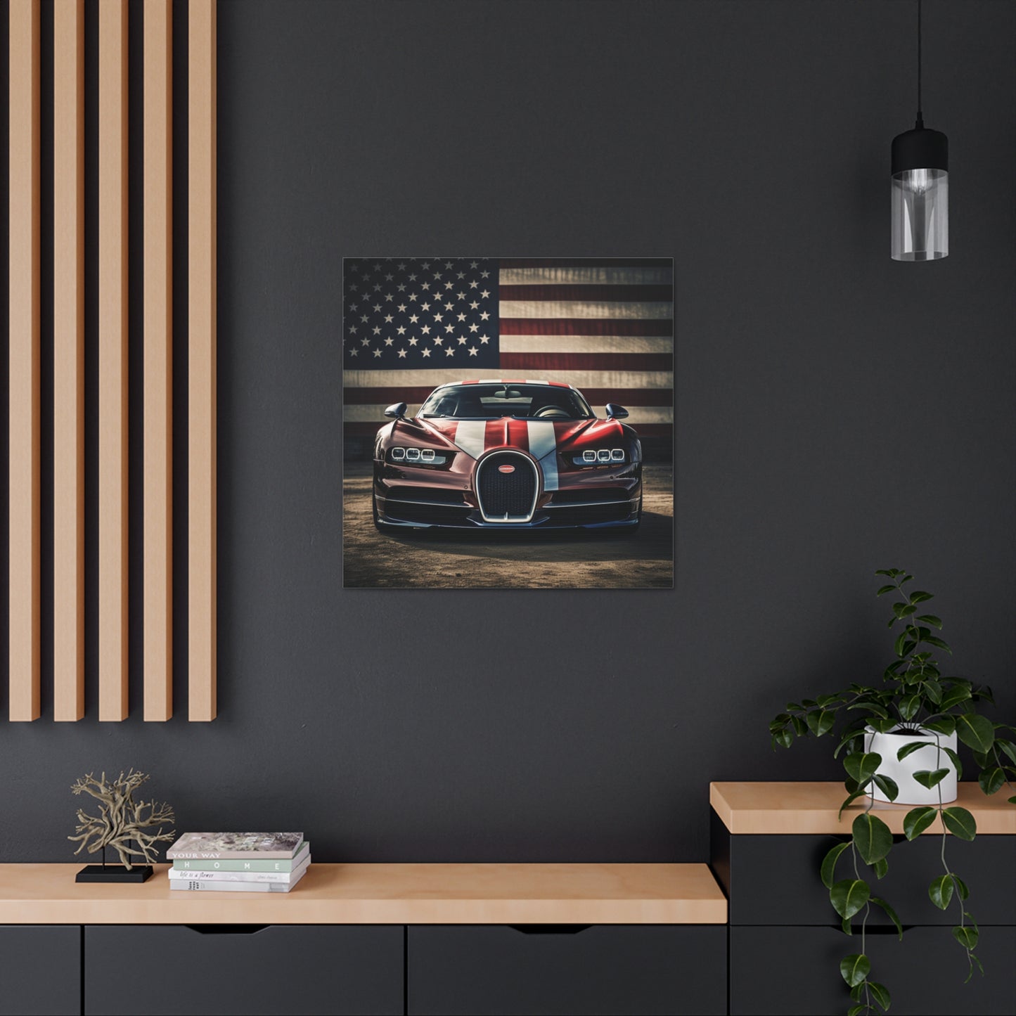 Canvas Gallery Wraps Bugatti Flag 1