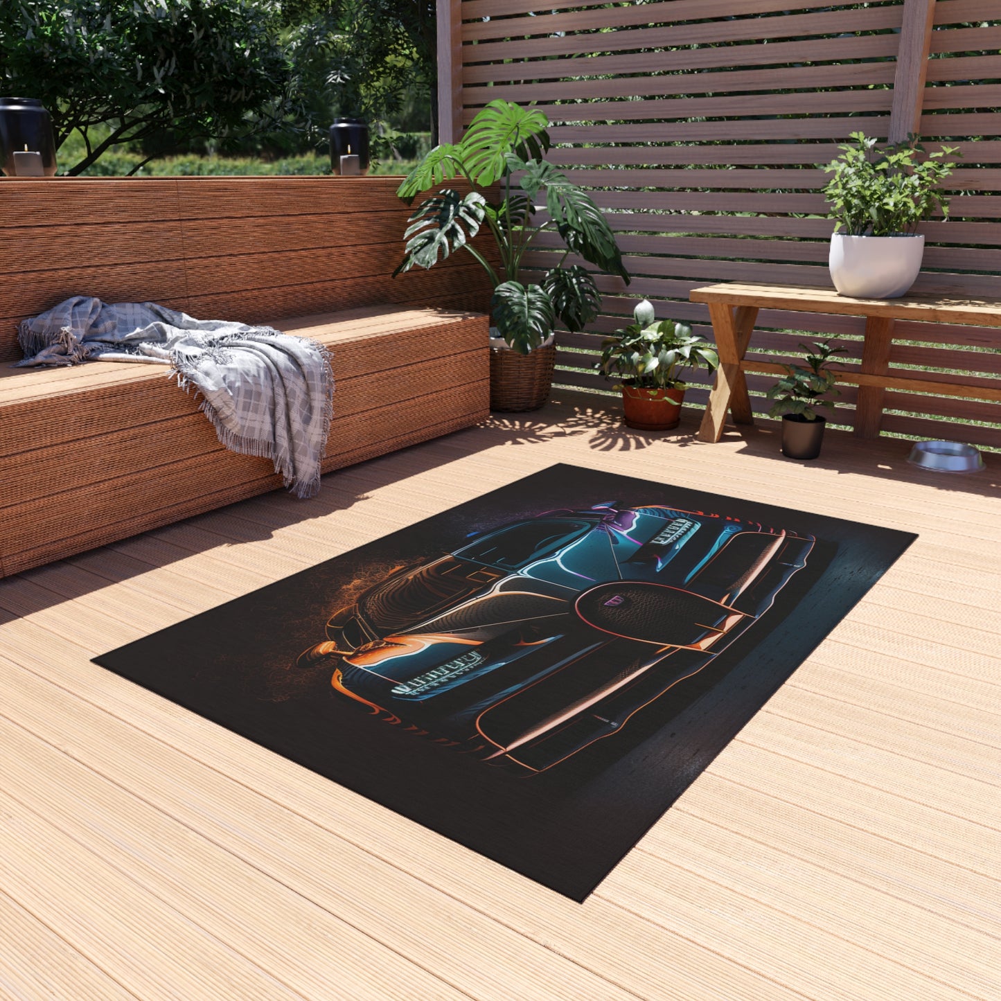 Outdoor Rug  Bugatti Chiron Super 3
