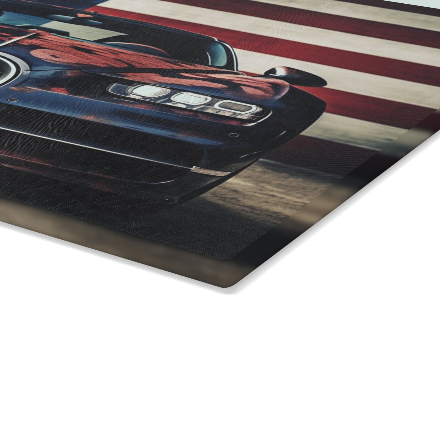 Glass Cutting Board Bugatti Flag 3