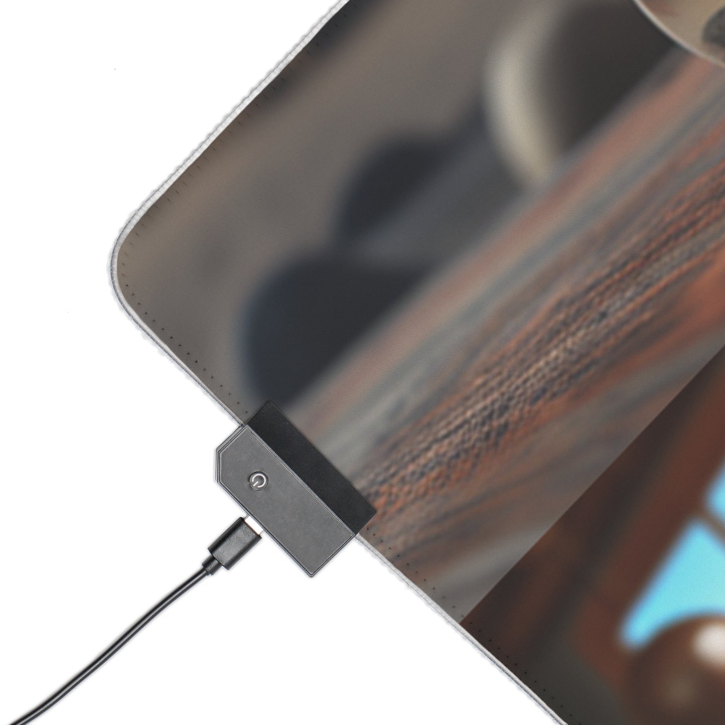 LED Gaming Mouse Pad Poppy in a Glass Vase 5