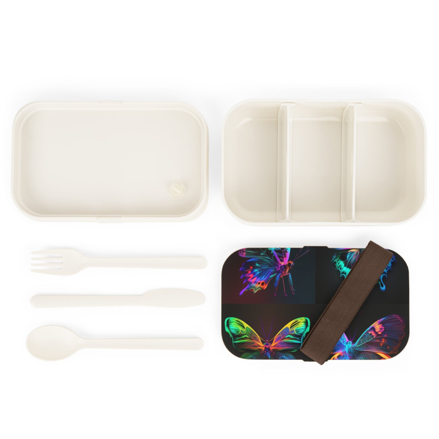 Bento Lunch Box Raw Hyper Color Butterfly 5