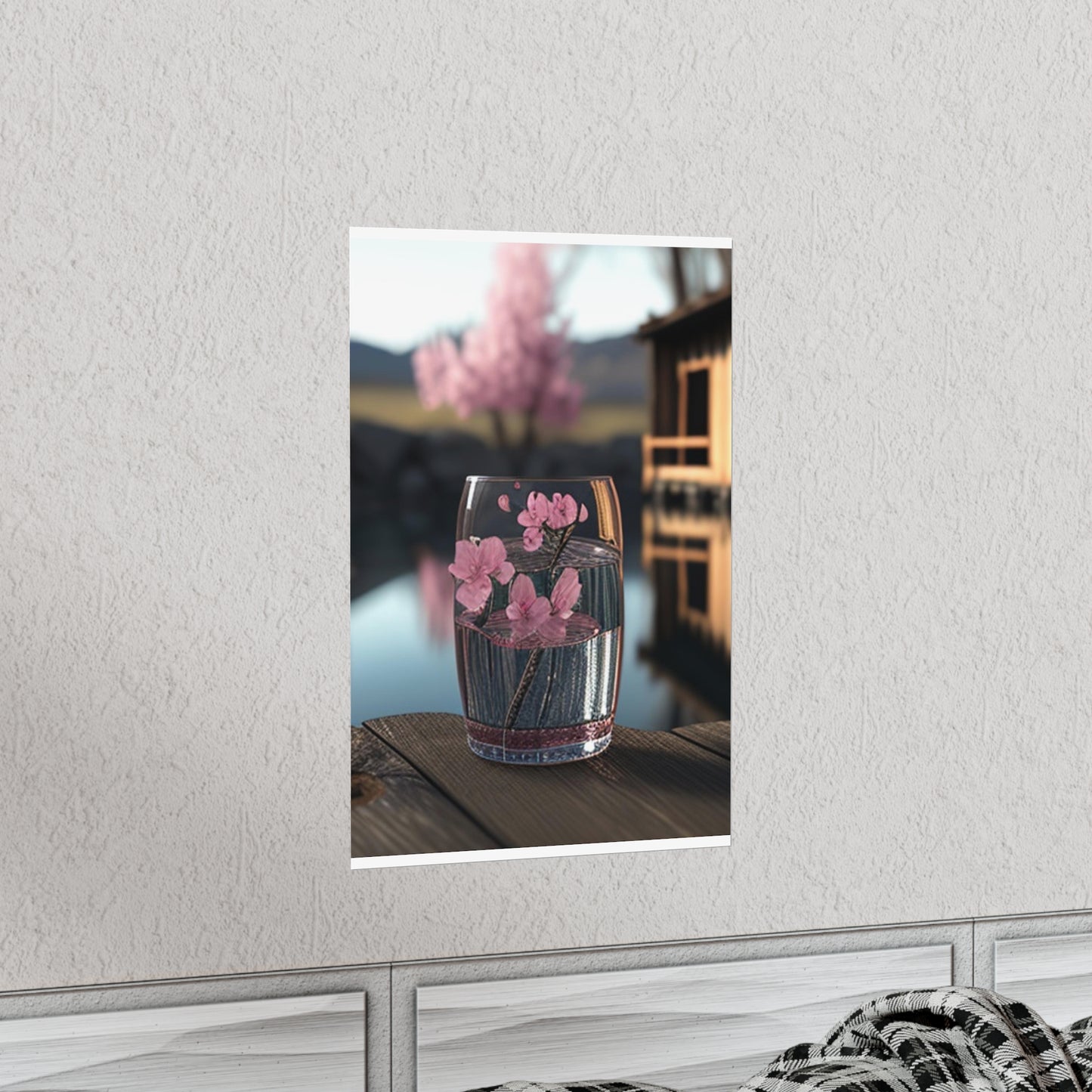 Premium Matte Vertical Posters Cherry Blossom 1