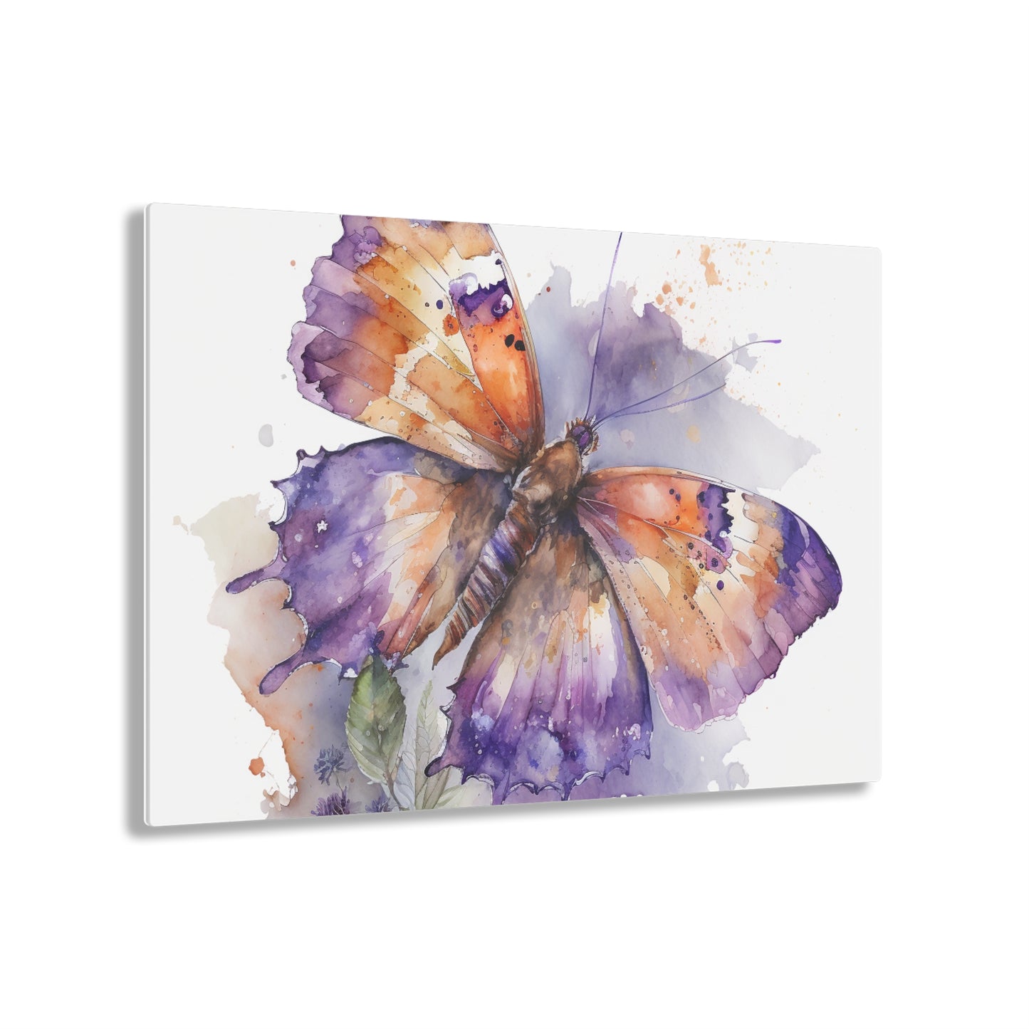 Acrylic Prints MerlinRose Watercolor Butterfly 1