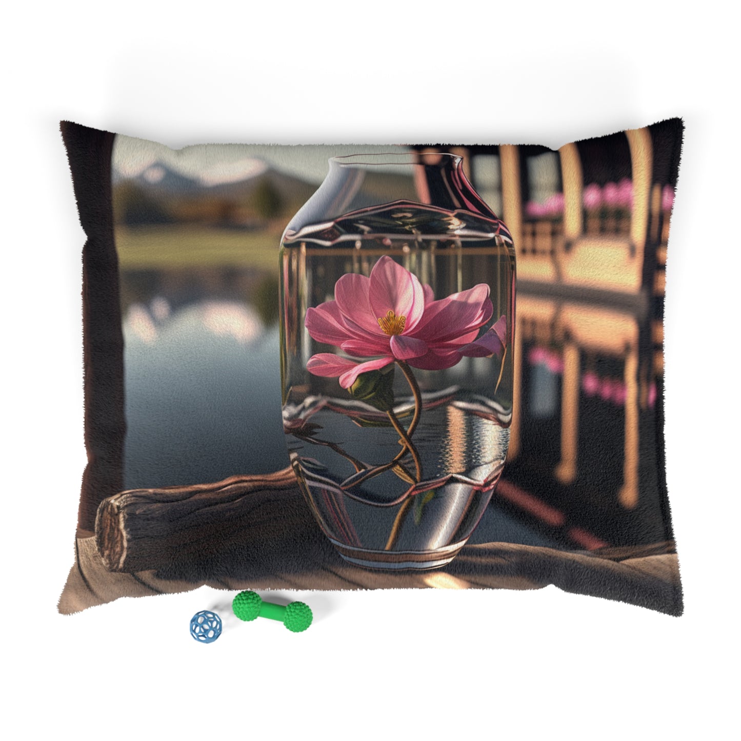 Pet Bed Pink Magnolia 1