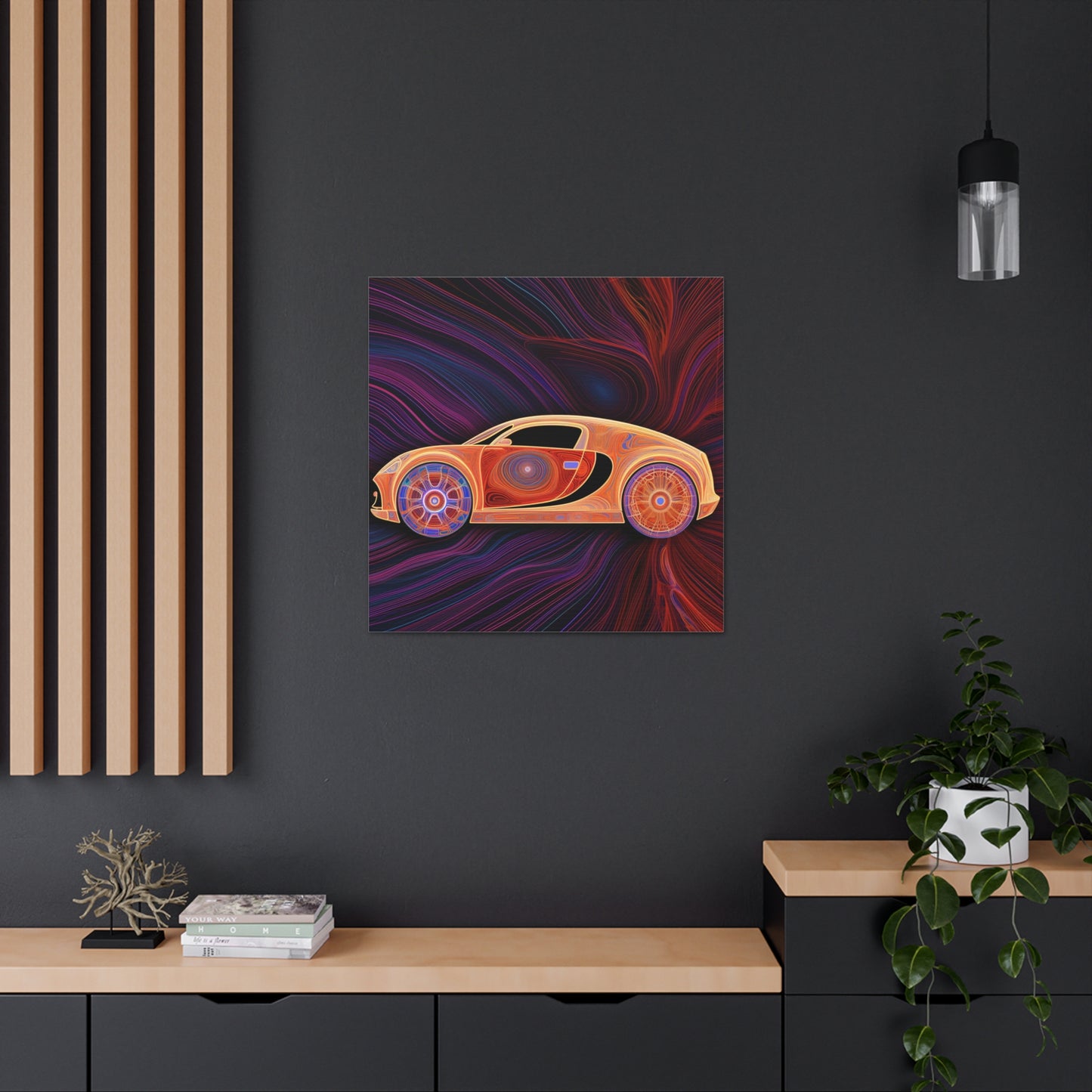 Canvas Gallery Wraps Bugatti Abstract Concept 2