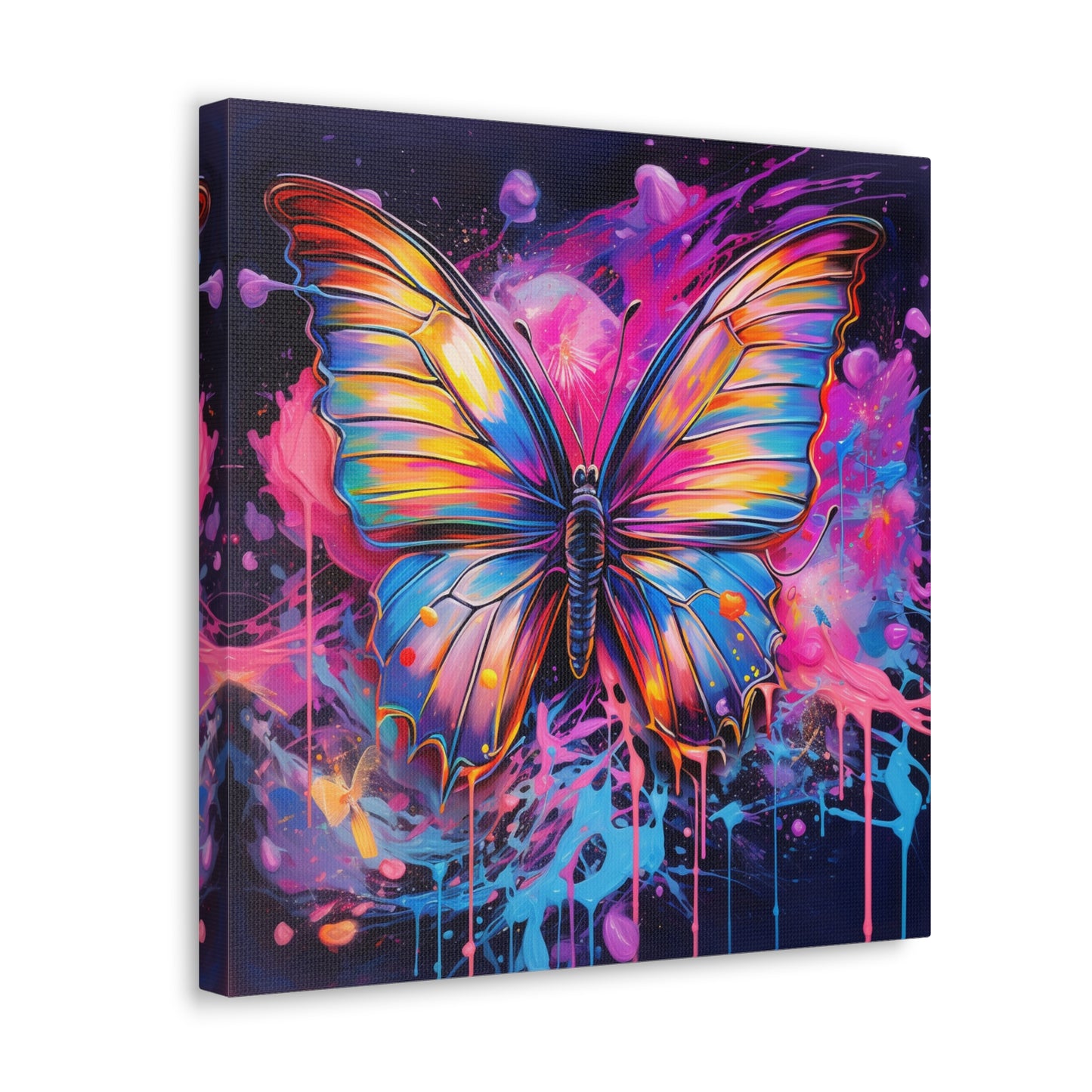 Canvas Gallery Wraps Pink Butterfly Flair 3