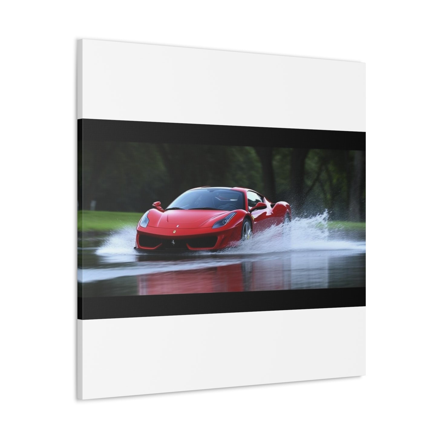 Canvas Gallery Wraps Water Ferrari Splash 2