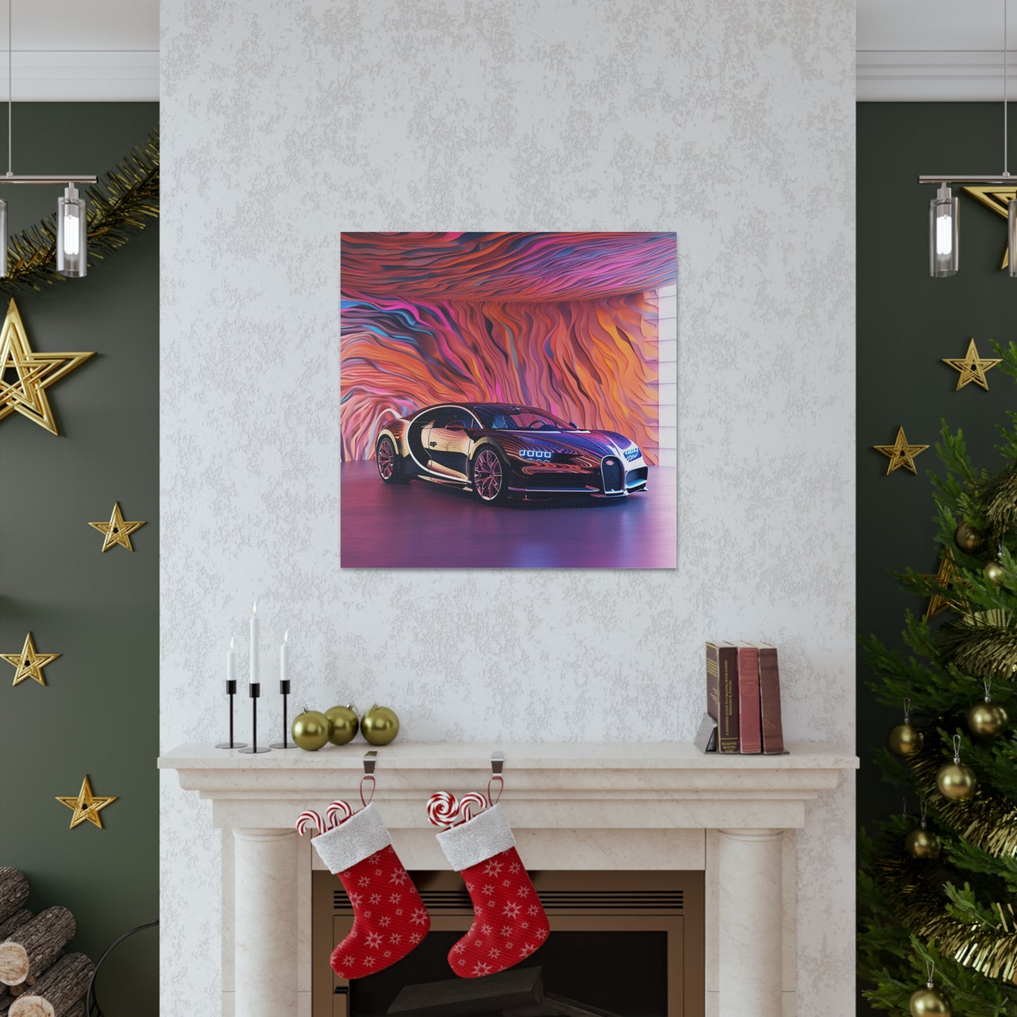 Canvas Gallery Wraps Bugatti Abstract Flair 4