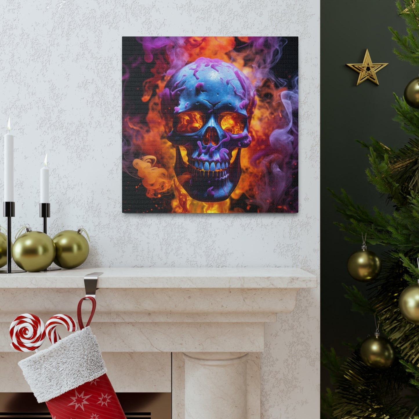 Canvas Gallery Wraps Macro Skull 3