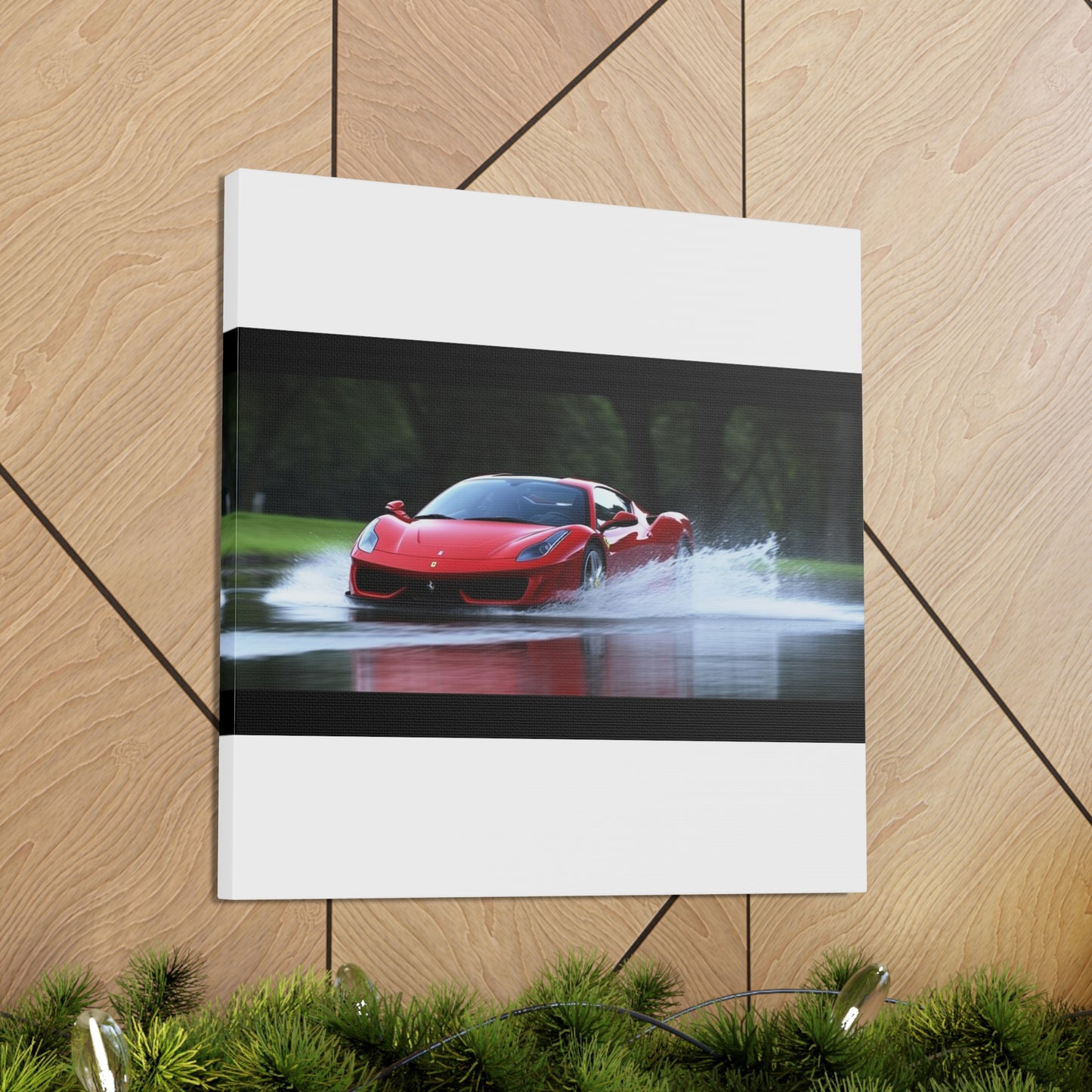 Canvas Gallery Wraps Water Ferrari Splash 2