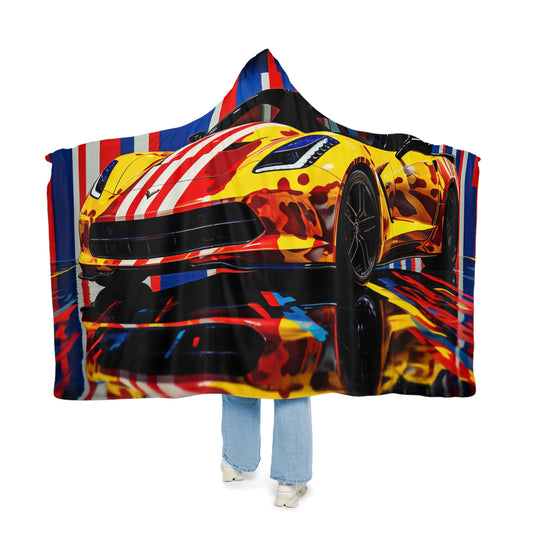 Snuggle Hooded Blanket Macro Flag Ferrari 4