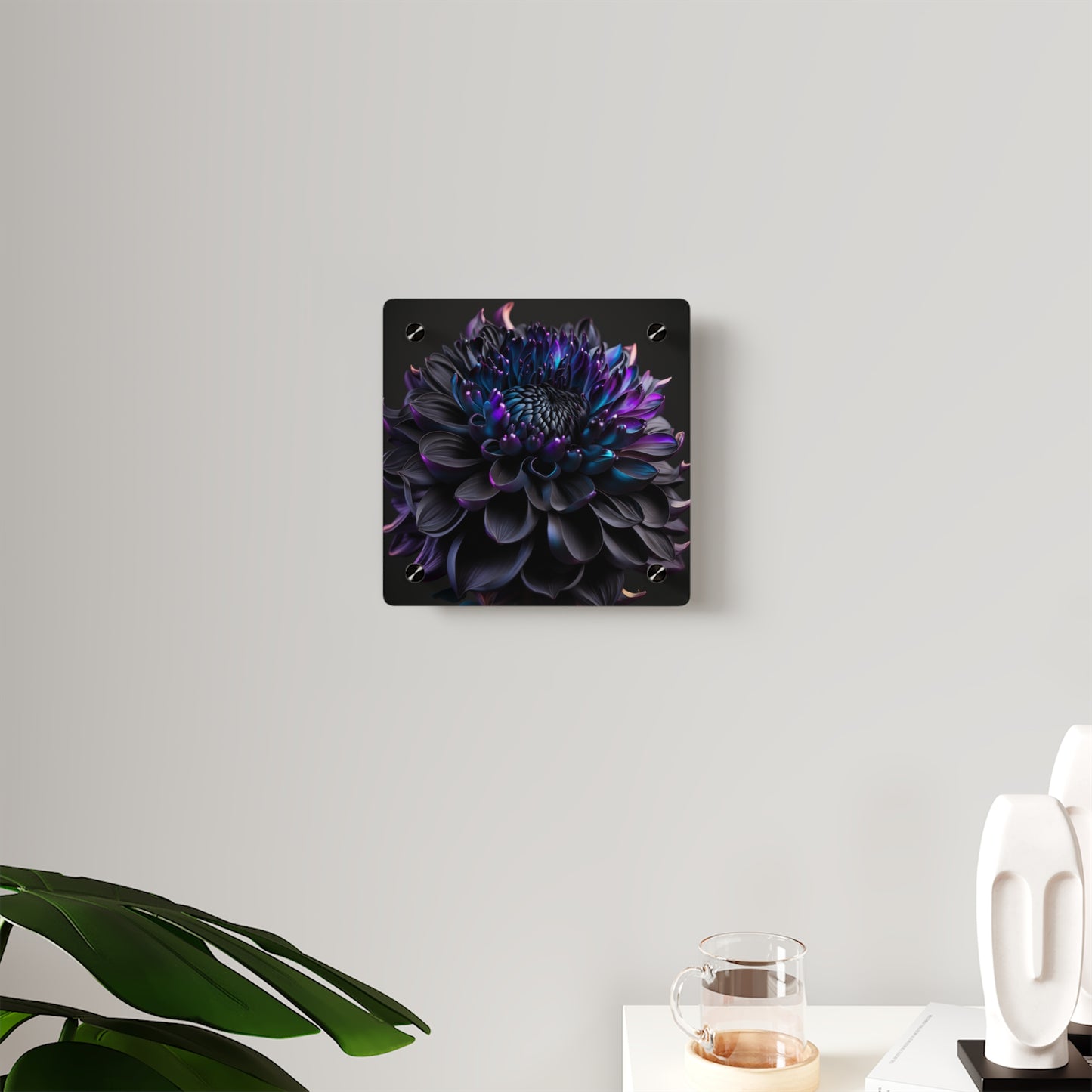 Acrylic Wall Art Panels Dahlia Purple 2