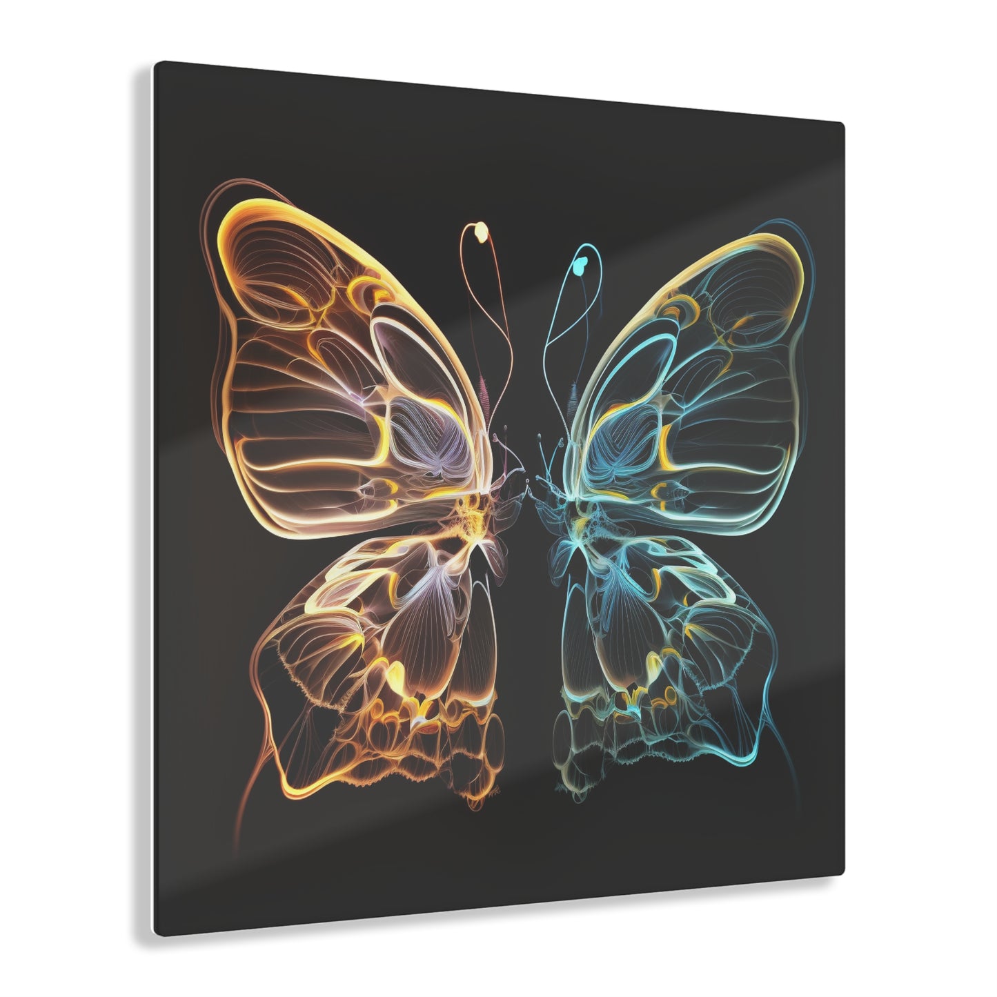 Acrylic Prints Neon Glo Butterfly 3