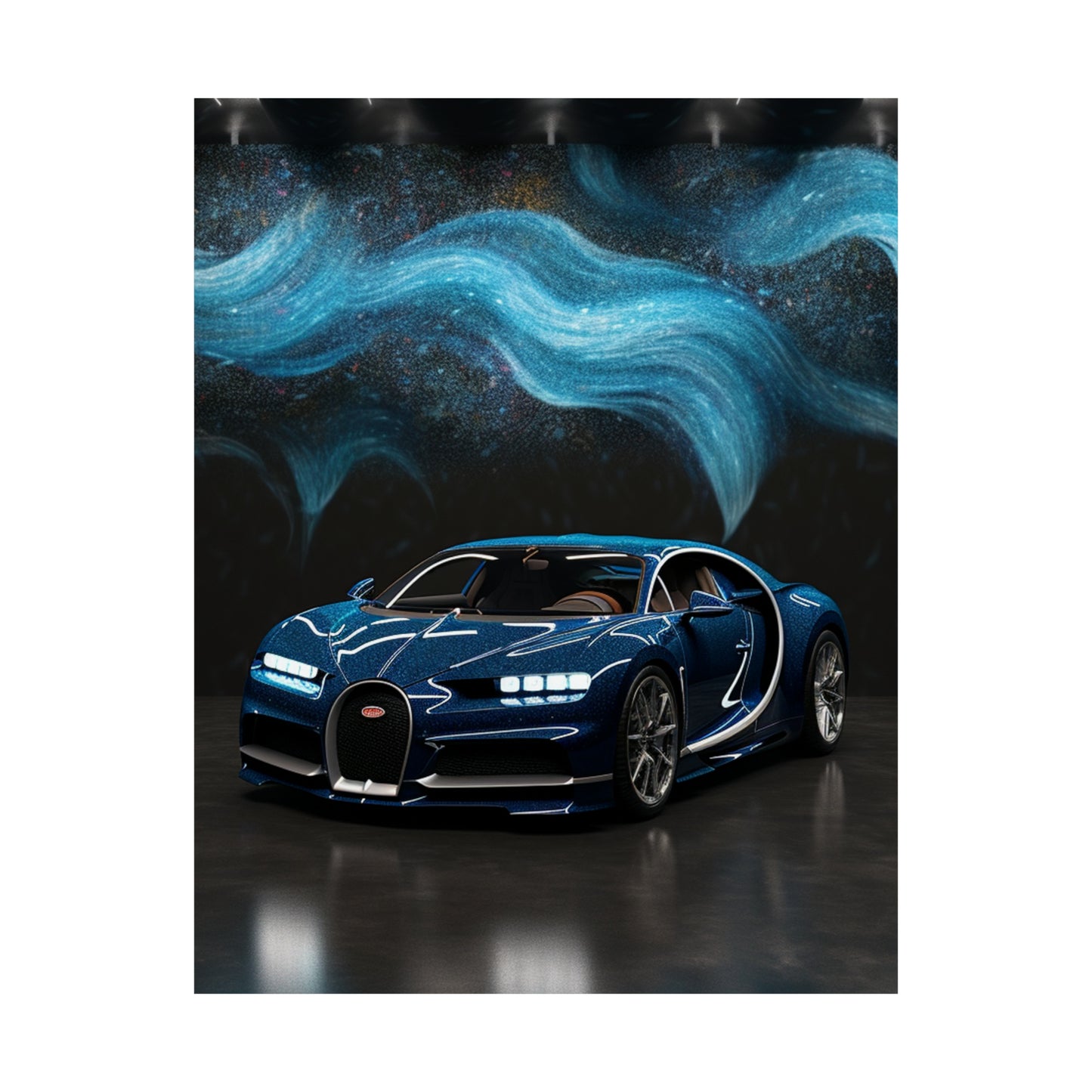 Premium Matte Vertical Posters Hyper Bugatti 3