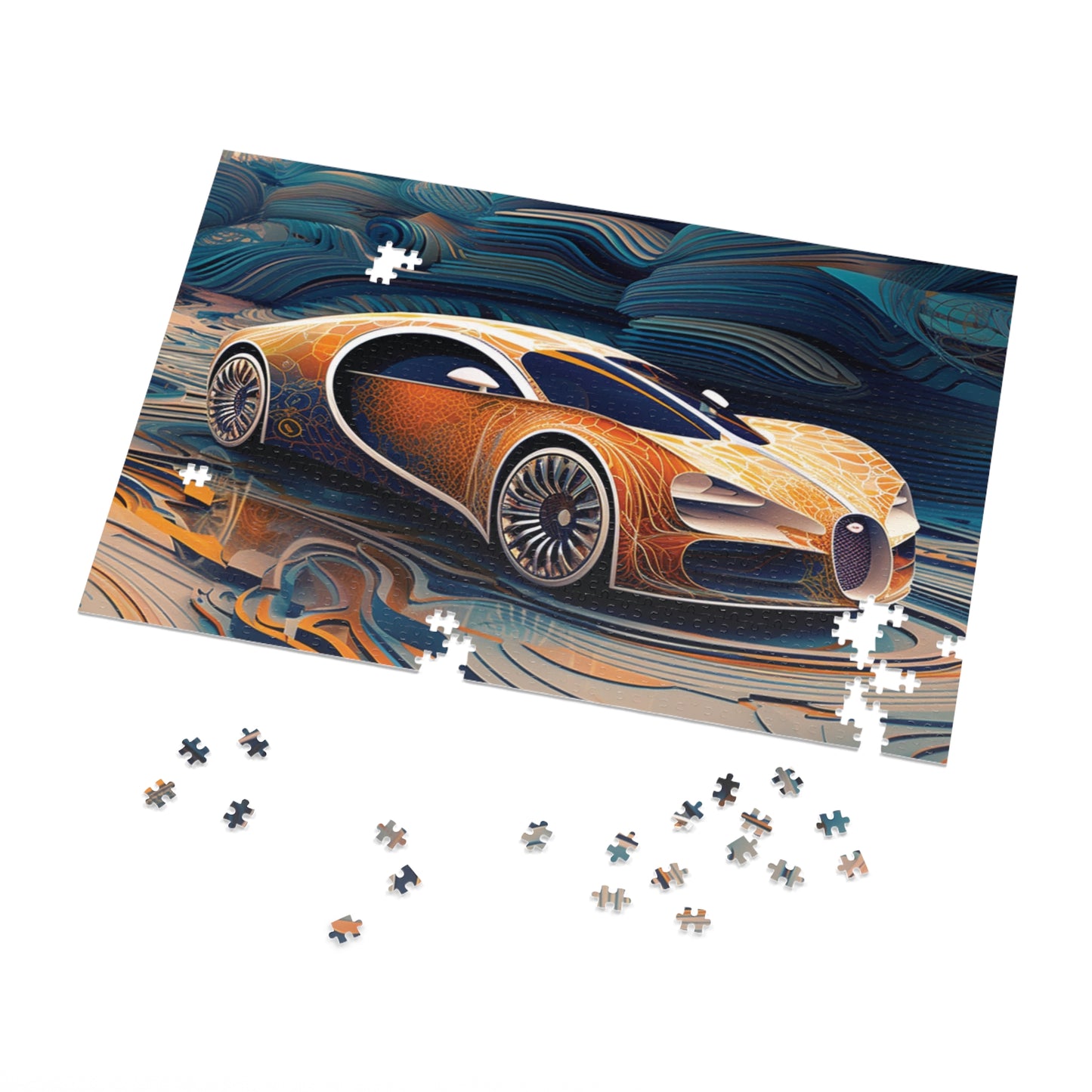 Jigsaw Puzzle (30, 110, 252, 500,1000-Piece) Bugatti Abstract Flair 1