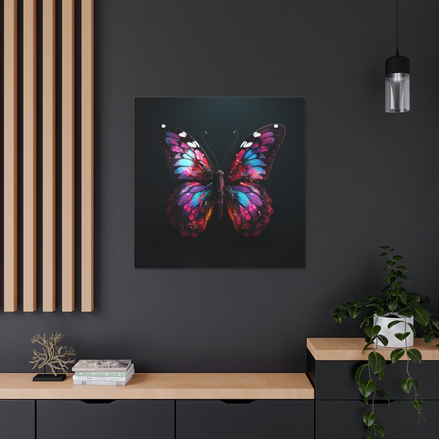 Canvas Gallery Wraps Hyper Butterfly Real