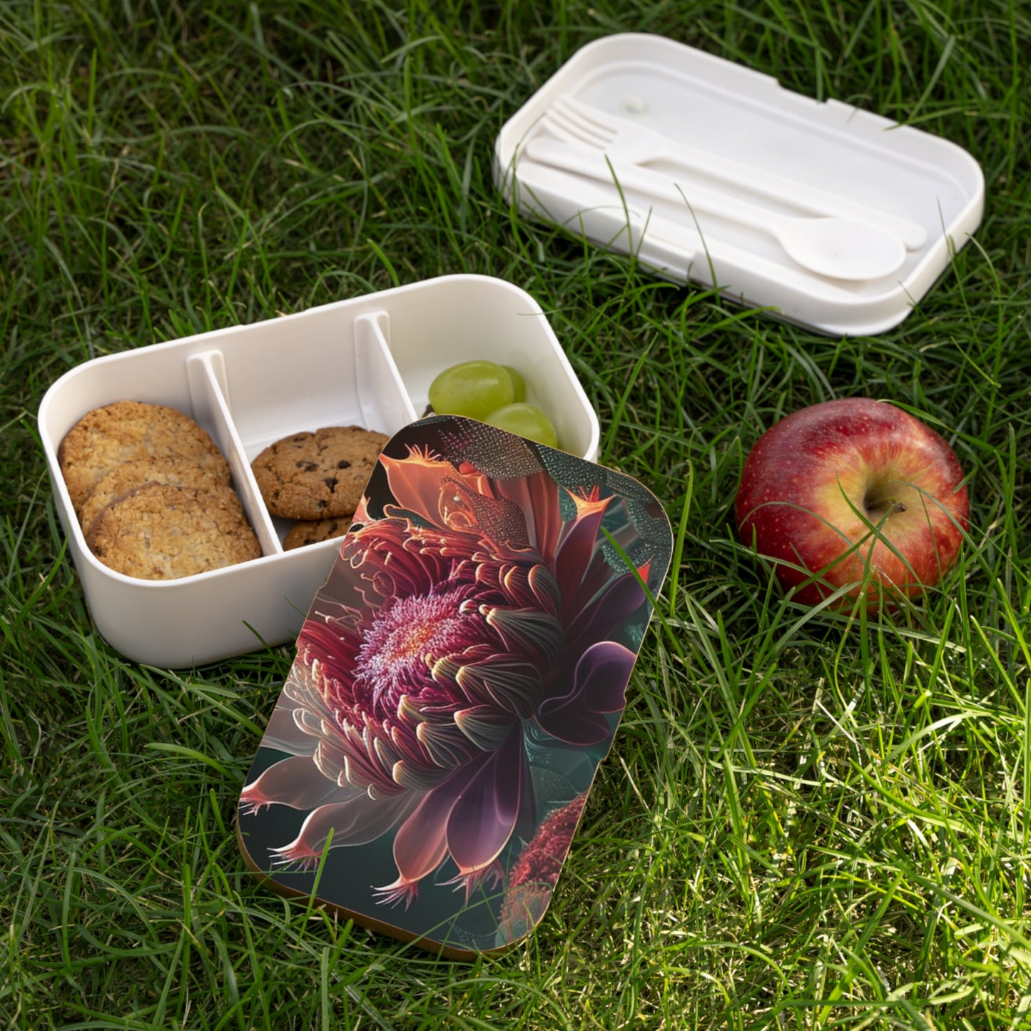 Bento Lunch Box Flower Arangment 1