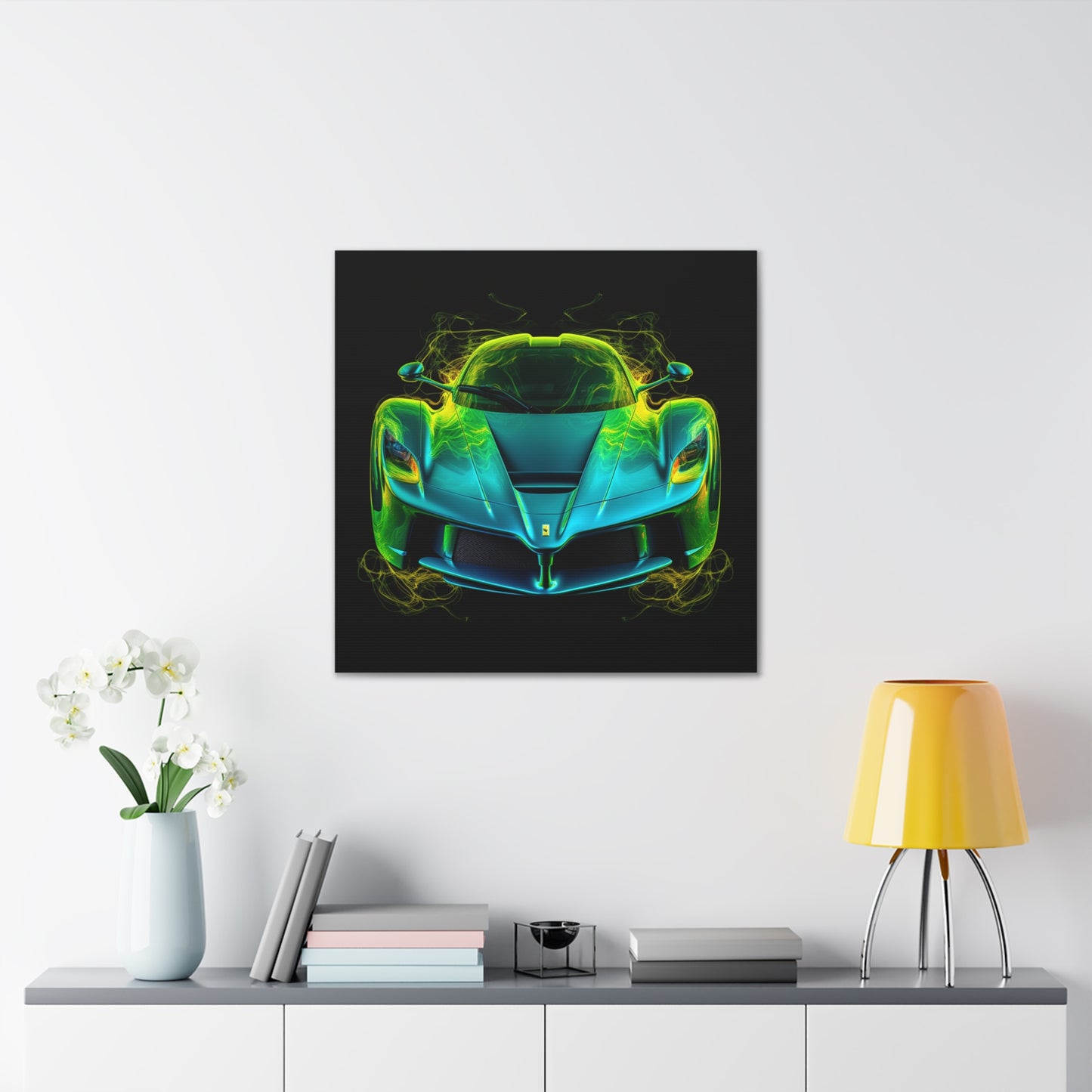 Canvas Gallery Wraps Ferrari Neon 2