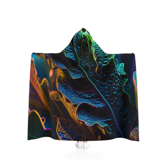 Hooded Blanket Florescent Skull Death 4