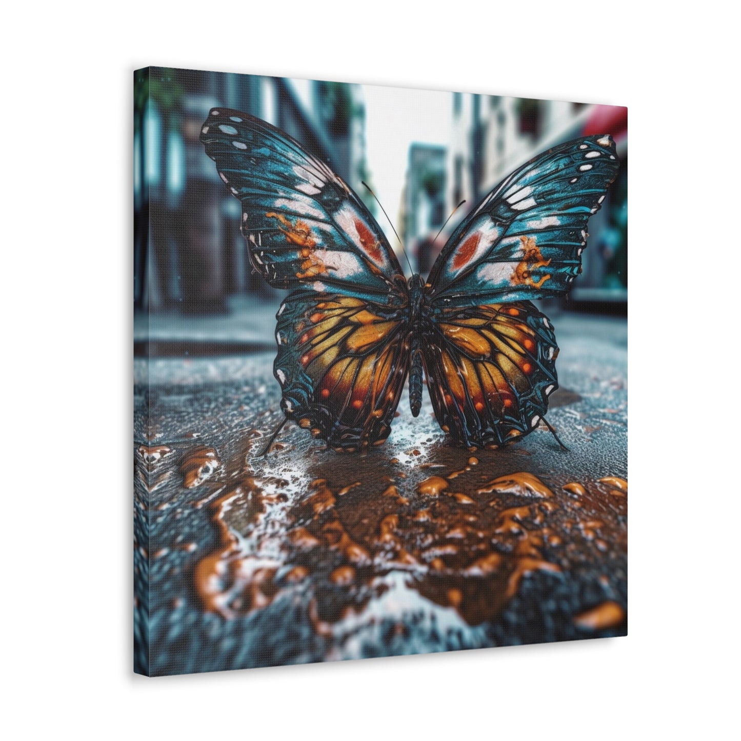 Canvas Gallery Wraps Water Butterfly Street 3