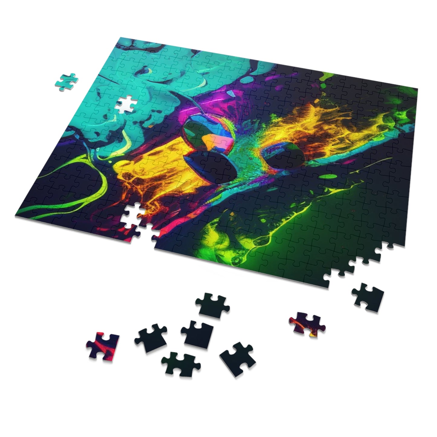 Jigsaw Puzzle (30, 110, 252, 500,1000-Piece) Florescent Glow 4