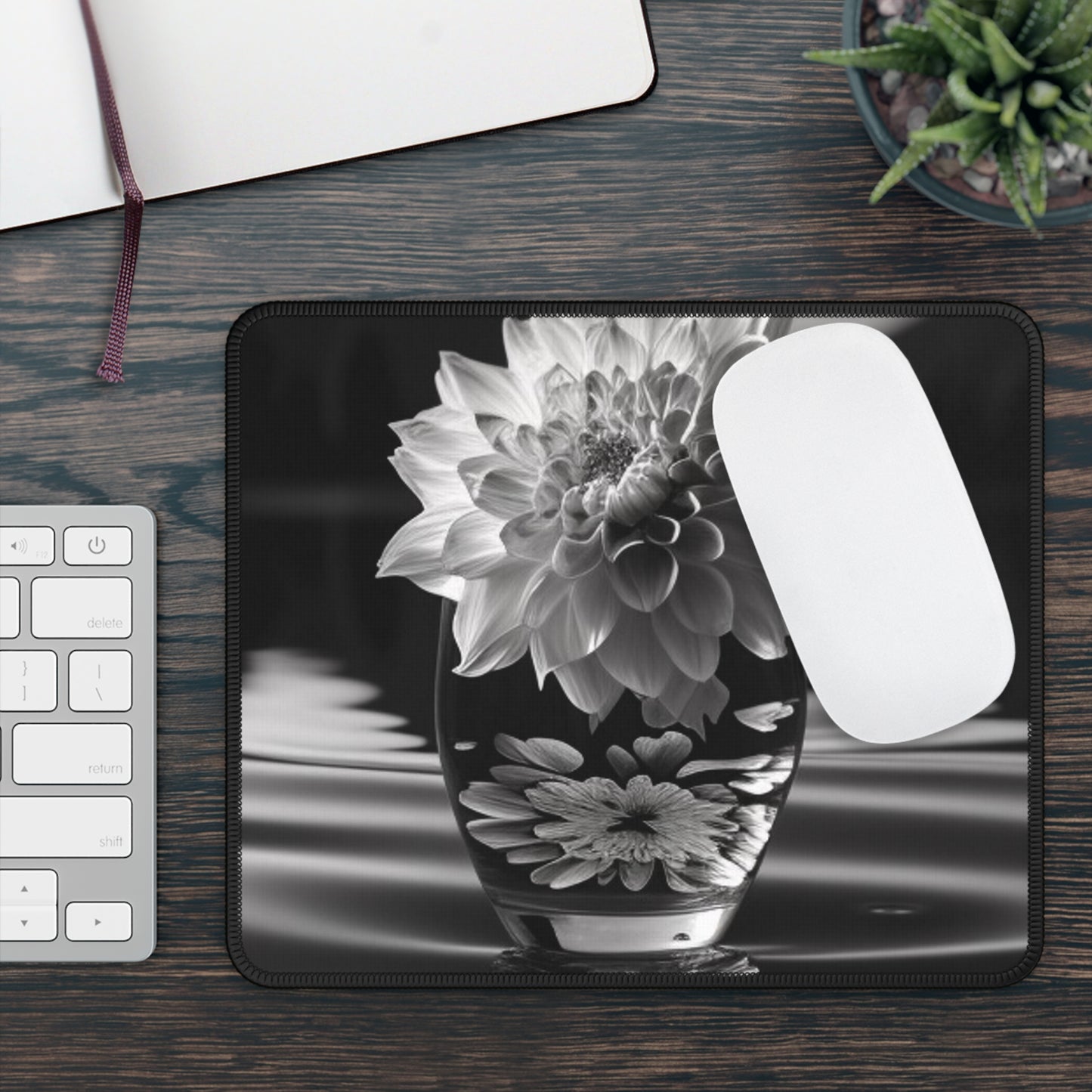 Gaming Mouse Pad  White Dahlia 4